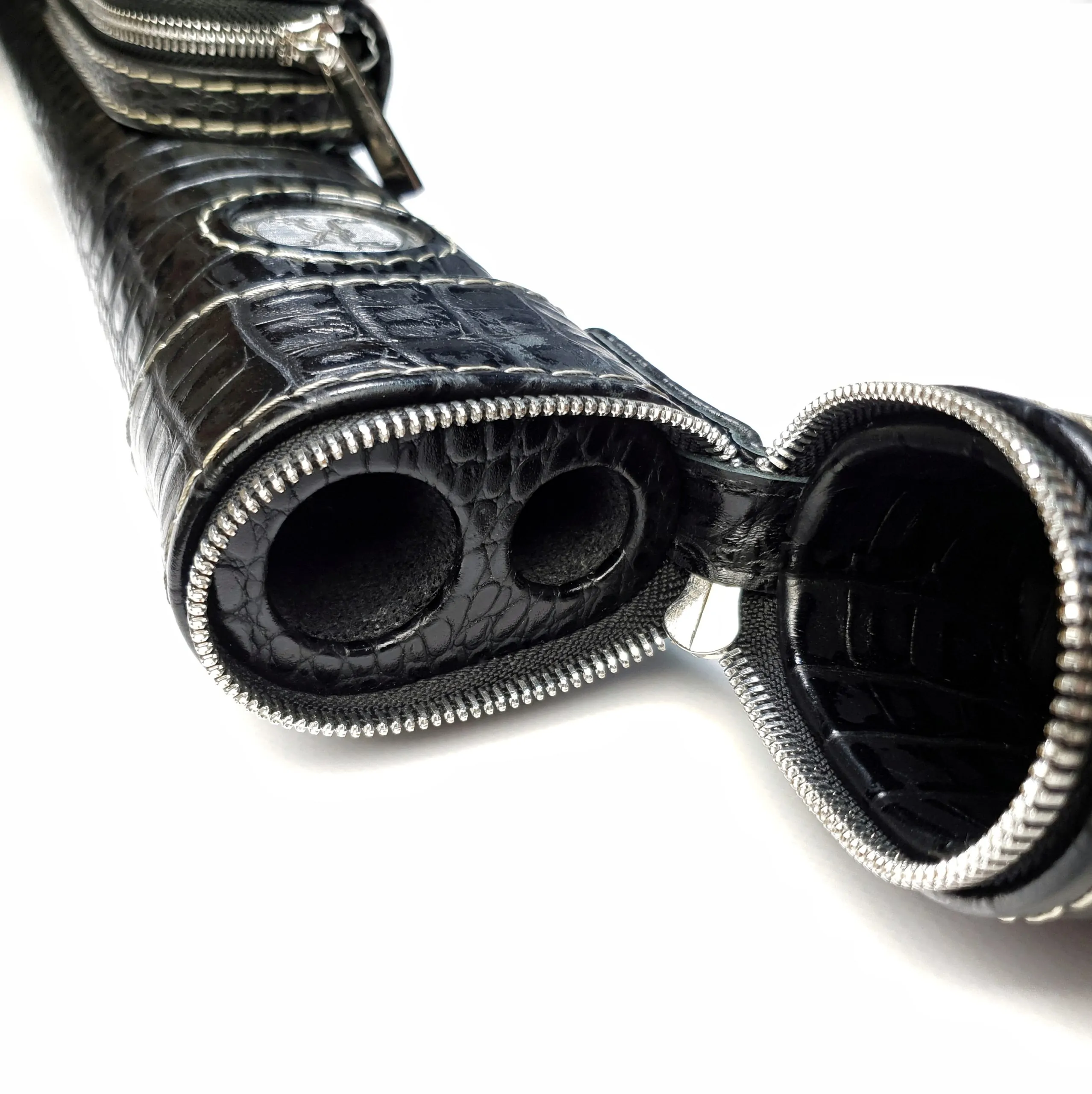 Кий Империя Корона-8 ми перьевая - Эбен, граб, серебро и перламутр+Чехол. — изображение 5