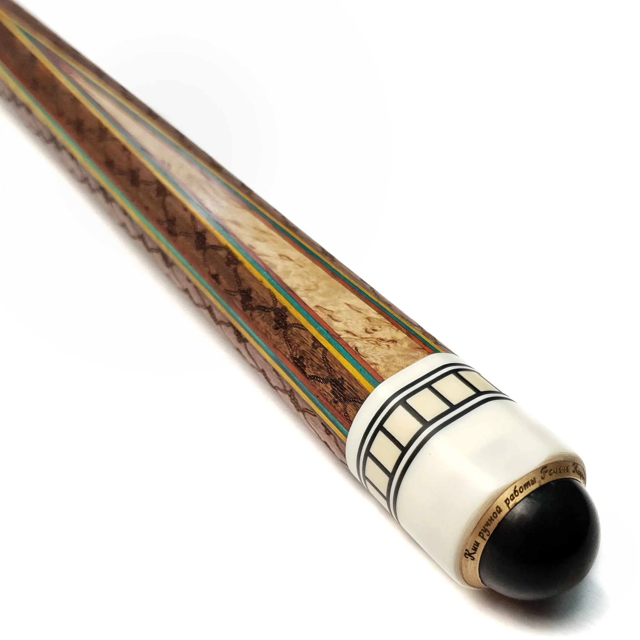 Кий Цветок 8 Лучей Палисандр, Пау Амарилло, Падук, Граб. — изображение 3