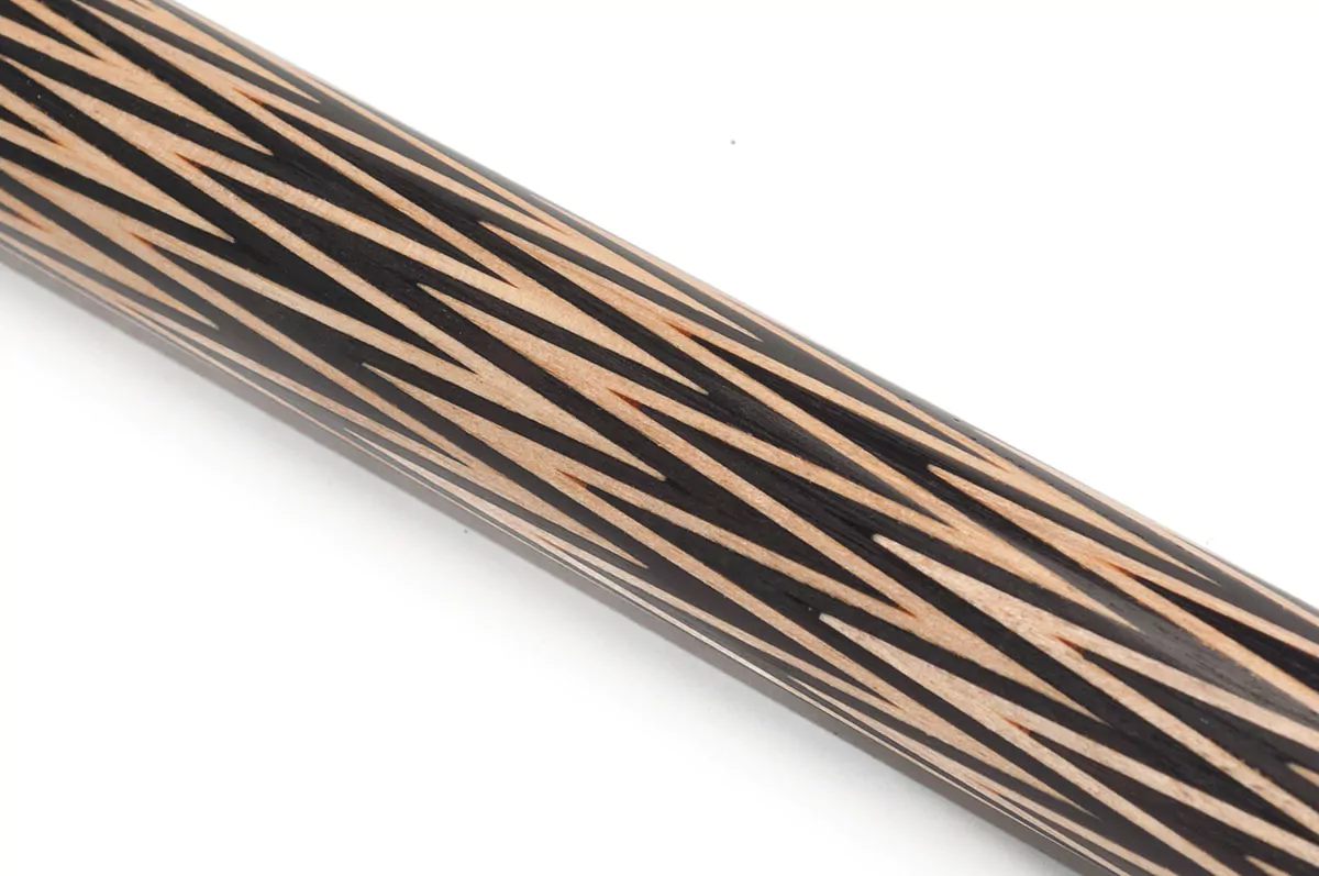 Кий 3-ех составной Корона 10-ти перьевая Кокоболо, Граб — изображение 4