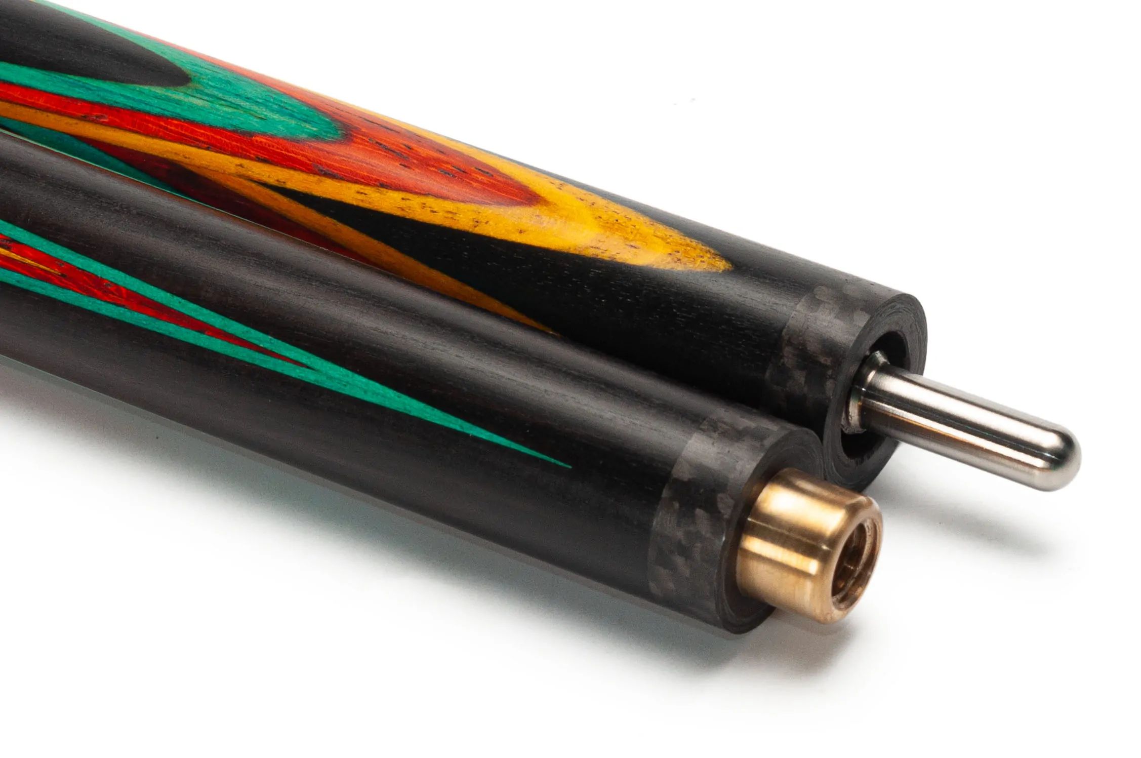 Кий Цветок 8 лучей Черный граб, Лимонник, Падук, Граб. — изображение 5