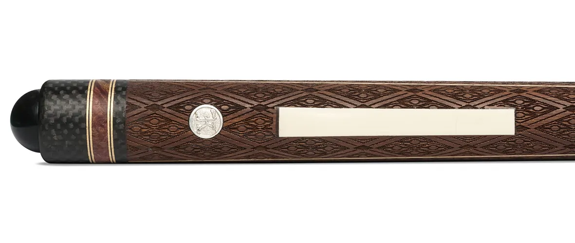 Кий Классика Элит 31 запил с гравировкой Палисандр, Граб — изображение 5