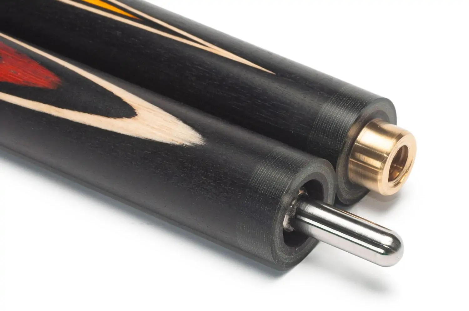 Кий Классика Элит 31 запил с лаз. гравировкой, Черный граб, Лимонник, Падук, Граб — изображение 4