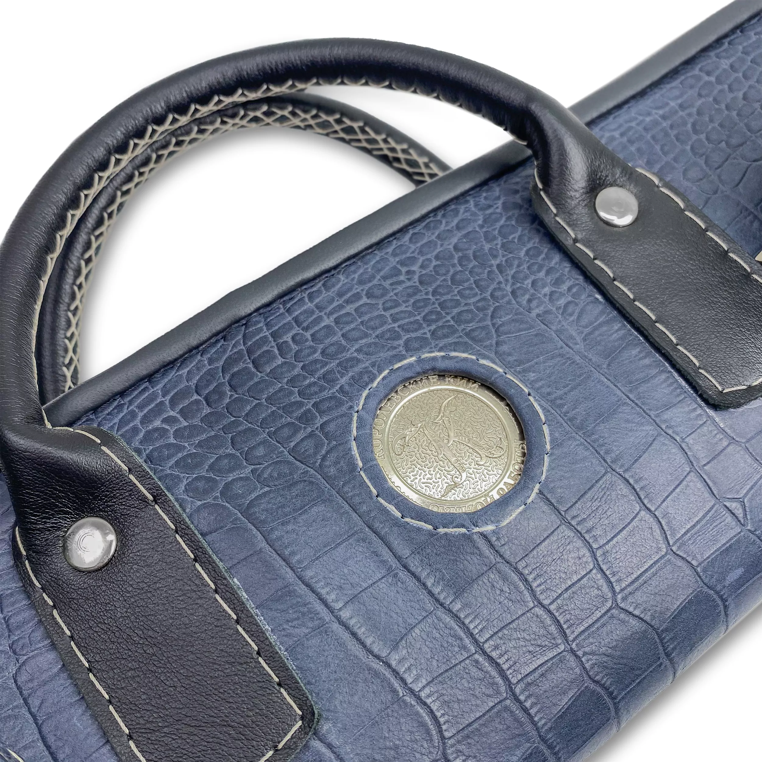 Кейс для 3-х составного кия с удлинителем, натуральная кожа — изображение 5