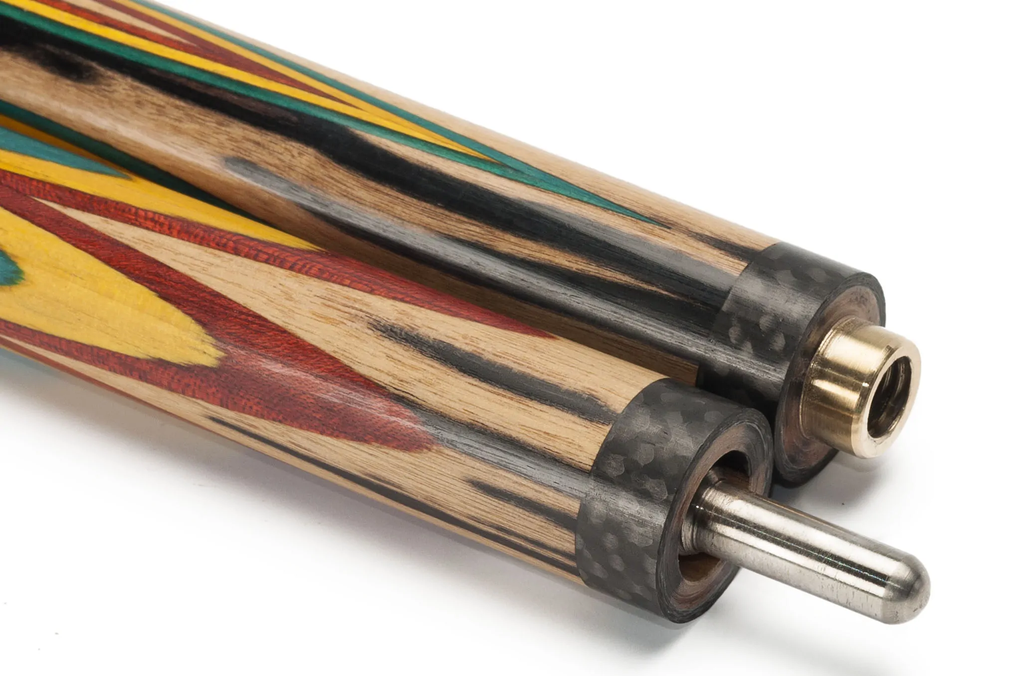 Кий Цветок 8 лучей Лунный Эбен, Лимонник, Падук, Граб — изображение 4