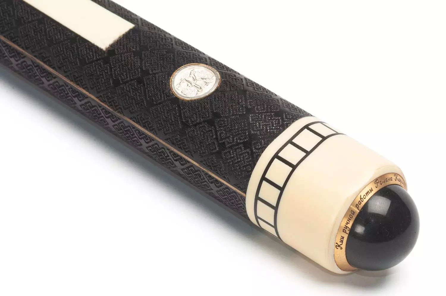 Классика Элит 31 запил с гравировкой, Черный граб, Зебрано, Граб — изображение 3