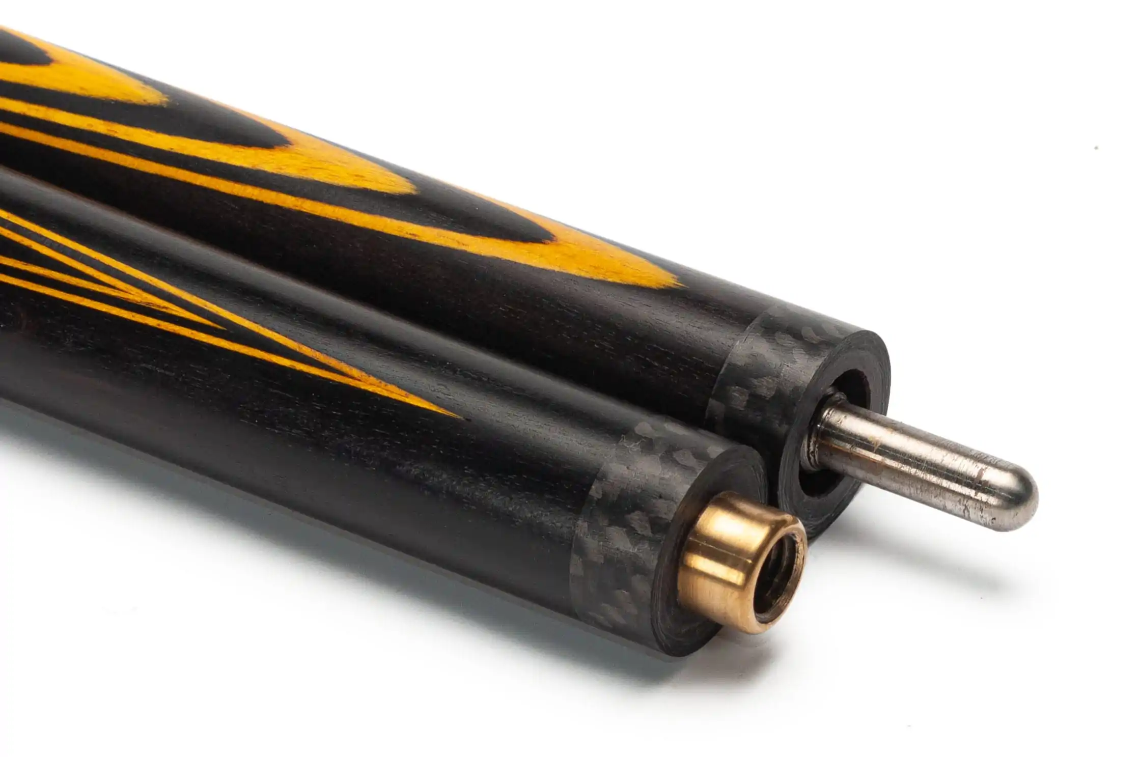 Кий Классика Элит 31 запил с лаз. гравировкой, Черный граб, Лимонник, Граб — изображение 2